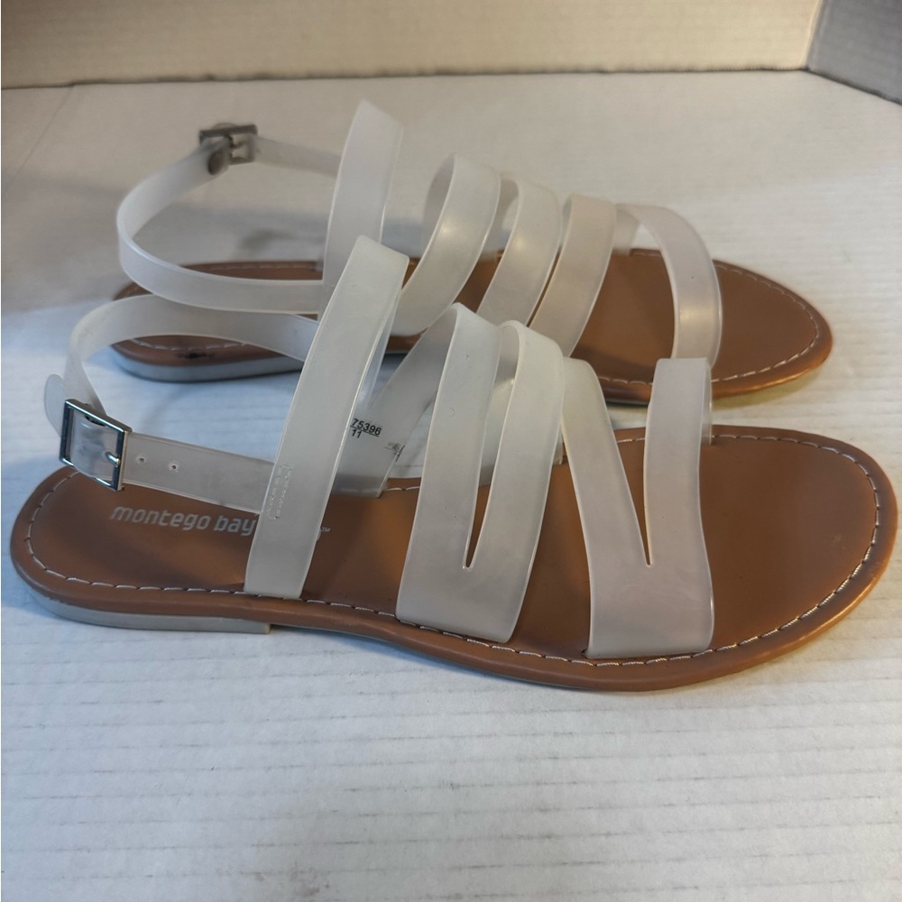 Montego Bay Club White Women's Sandals 9 10